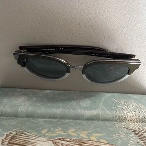 Tory Burch Two Tone Round Sunglasses TY7062 53 18